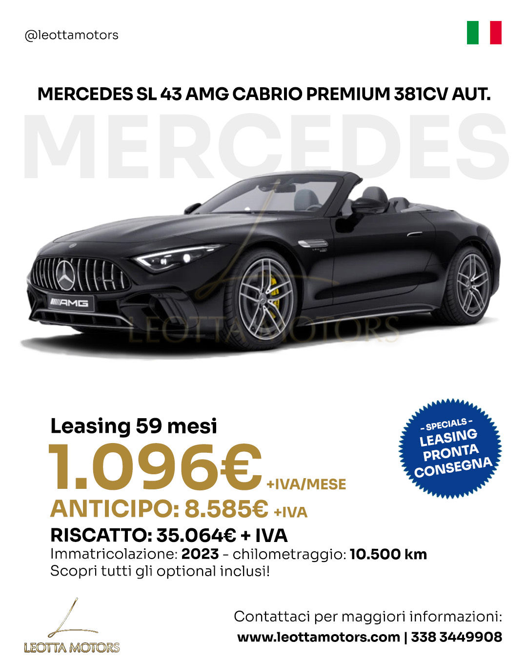 MERCEDES SL 43 AMG CABRIO PREMIUM 381CV AUT.