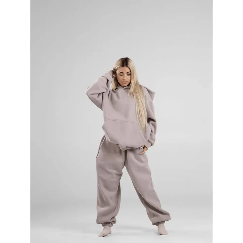 Miniatura: Sweater Suit Embroidered European And American Women's Clothing Top Pants