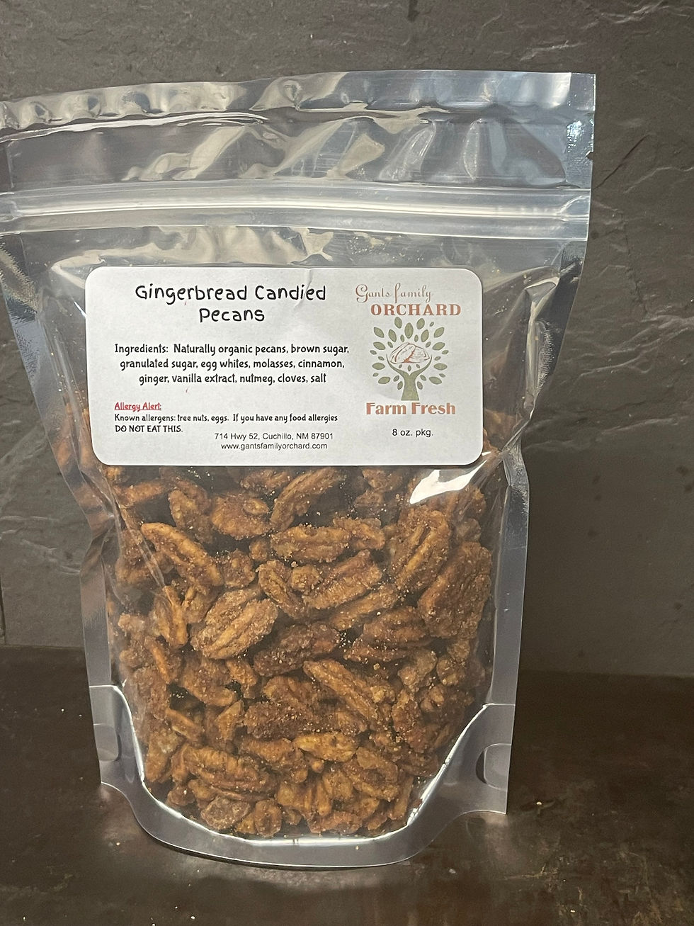 Gingerbread Candied Pecans image