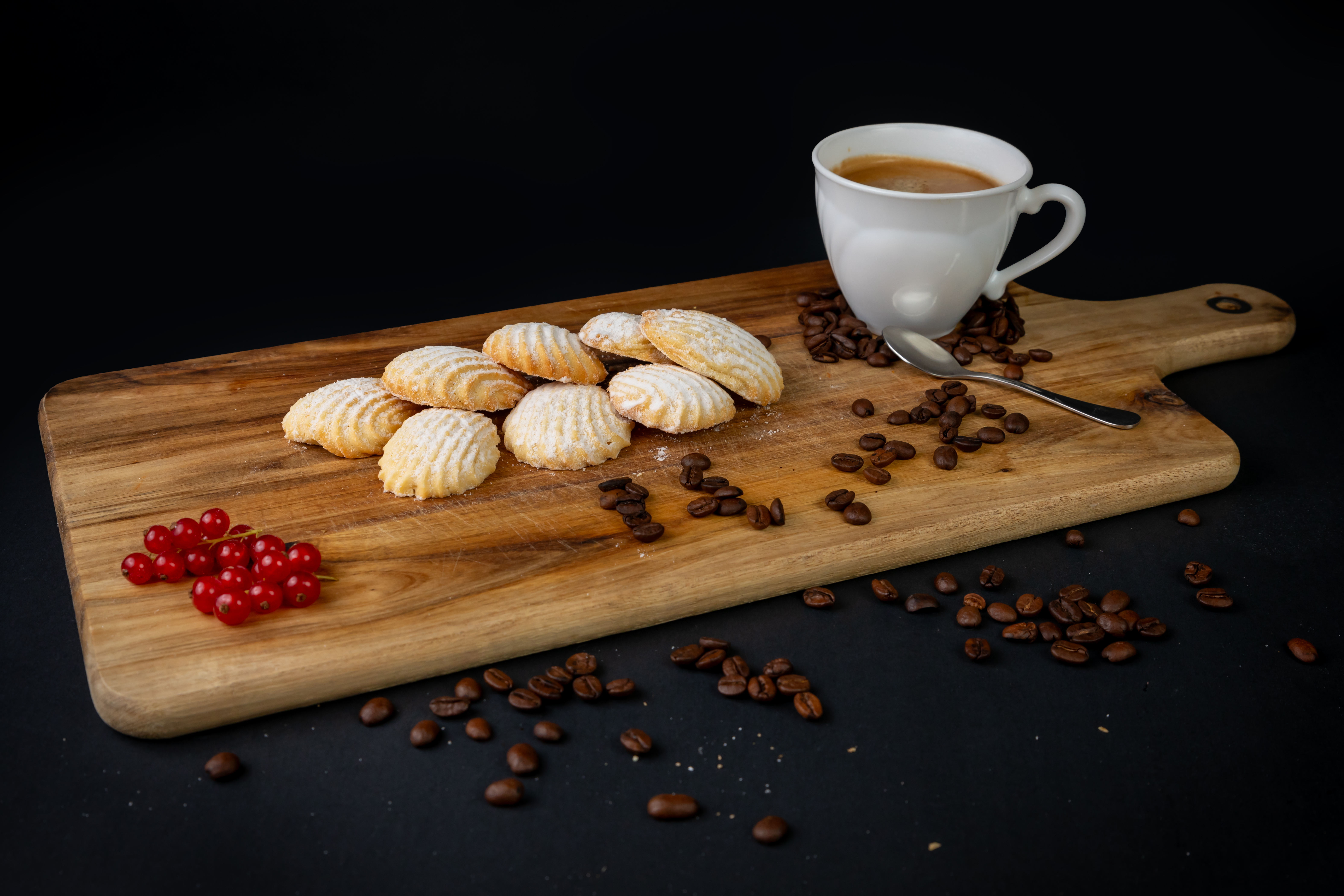Arranged Food and Objects