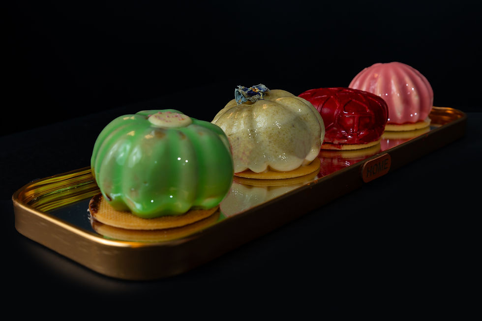 Arranged Food and Objects