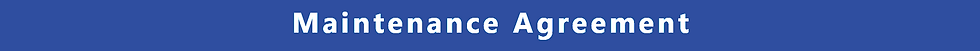 Maintenance Agreement