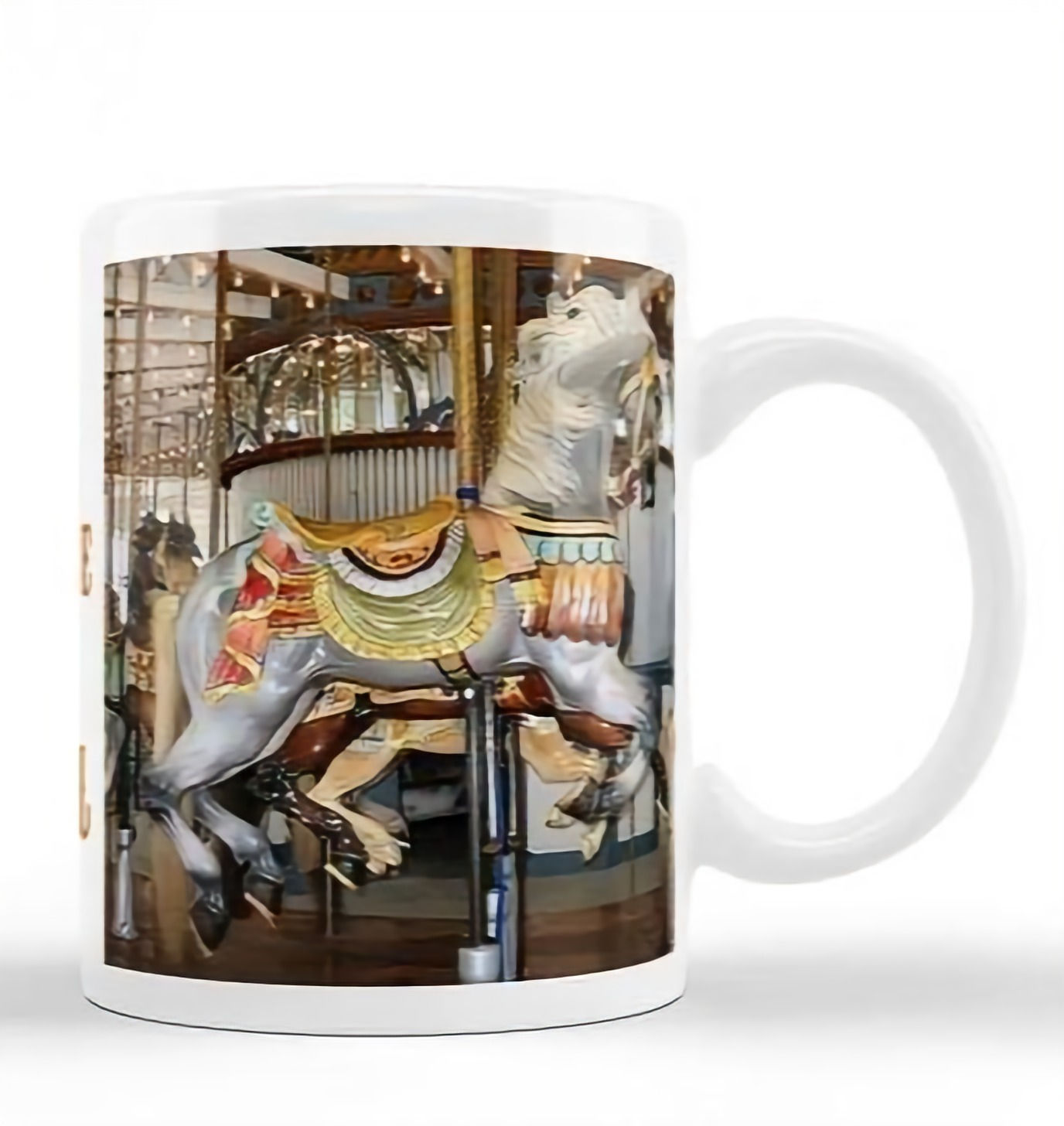 Lighthouse Point Park Carousel Coffee Mug