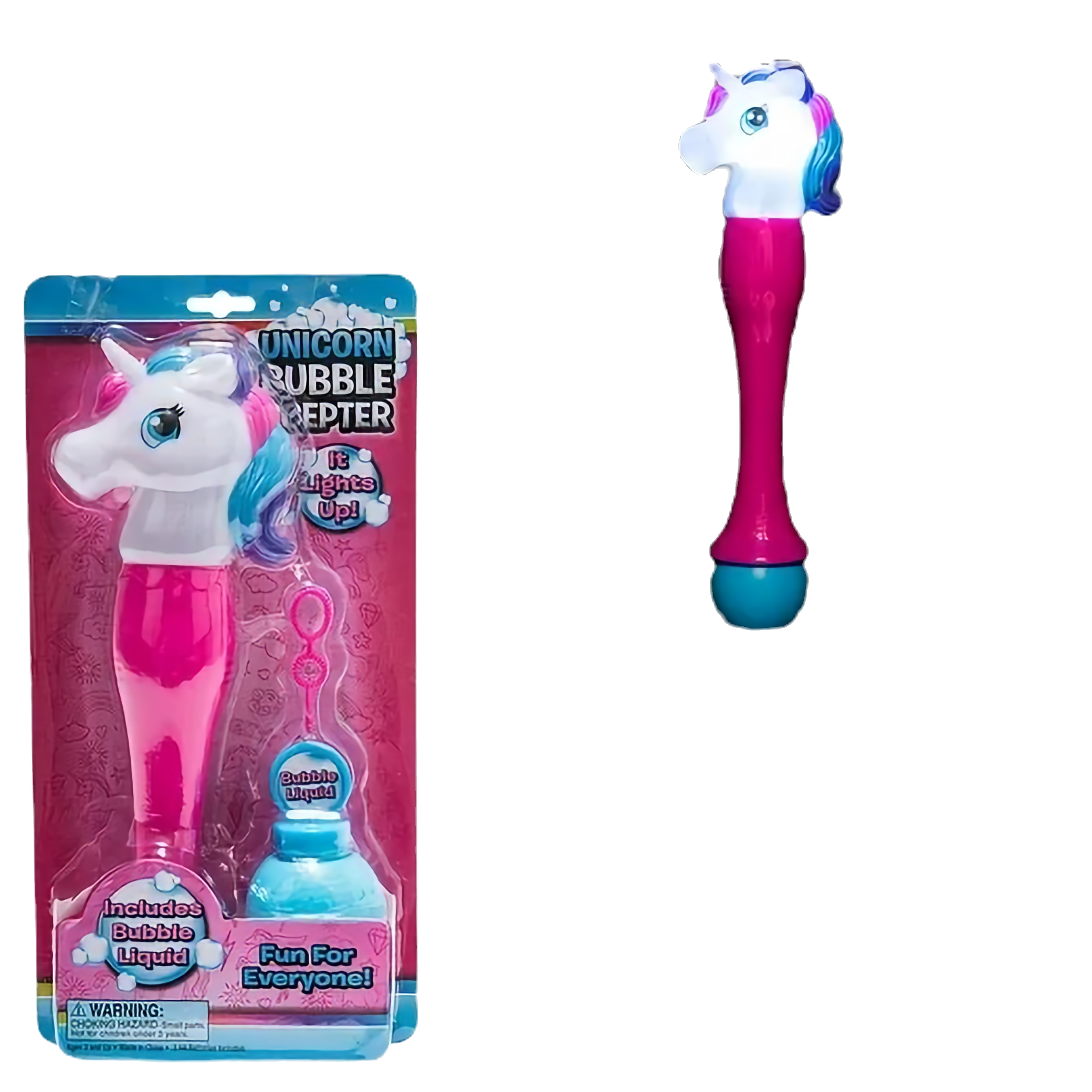 12.5" Unicorn Bubble Scepter