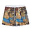 Thumbnail: Bushnell Park Carousel Tan Horse with Blue Trapings Men's Mesh Shorts