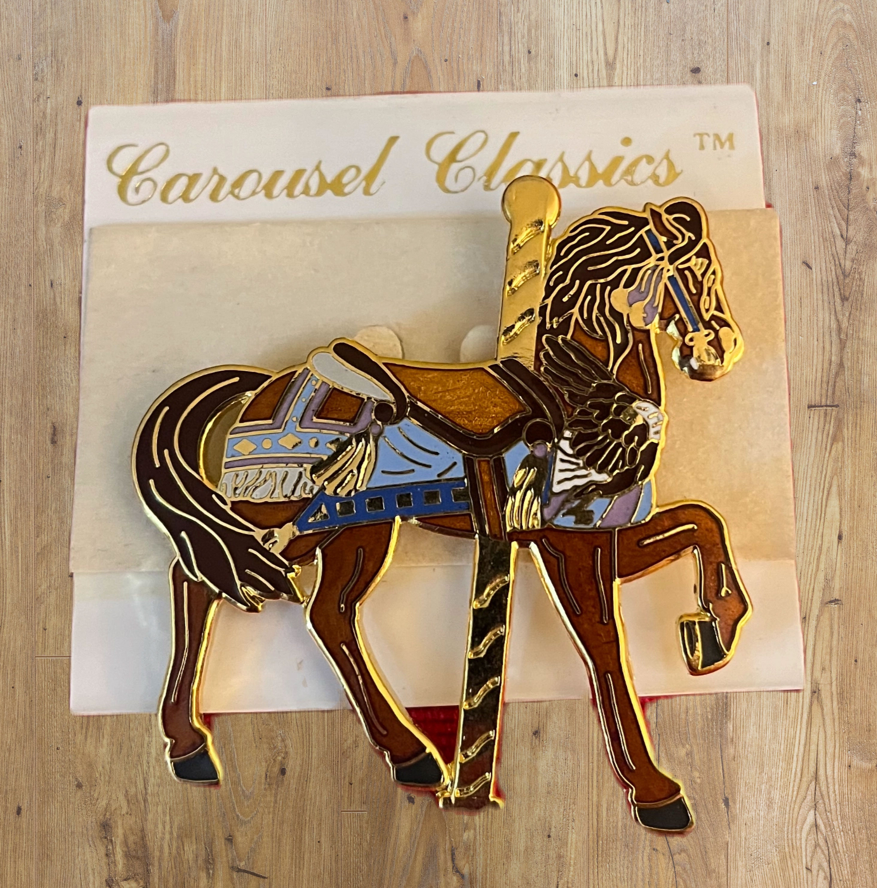 #21 PTC Brown Horse Necklace