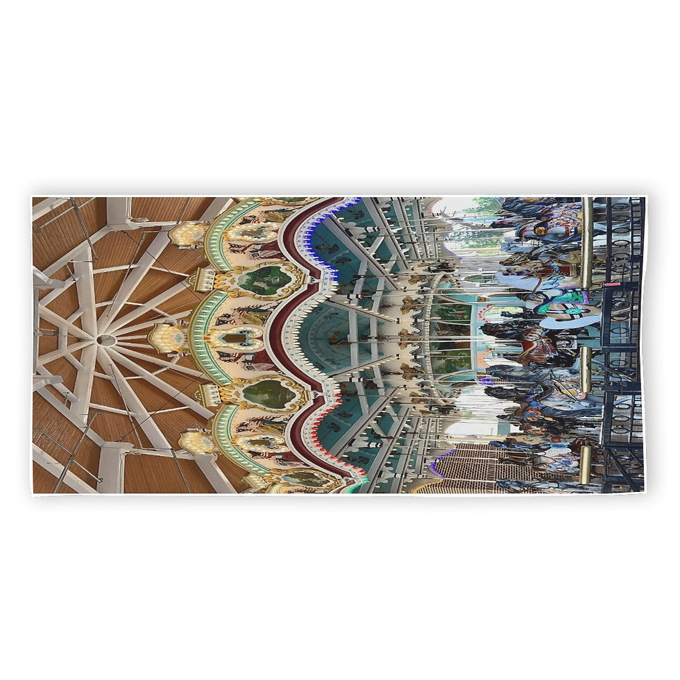 Thumbnail: Hershey Park PTC Carousel Rectangular Beach Towel