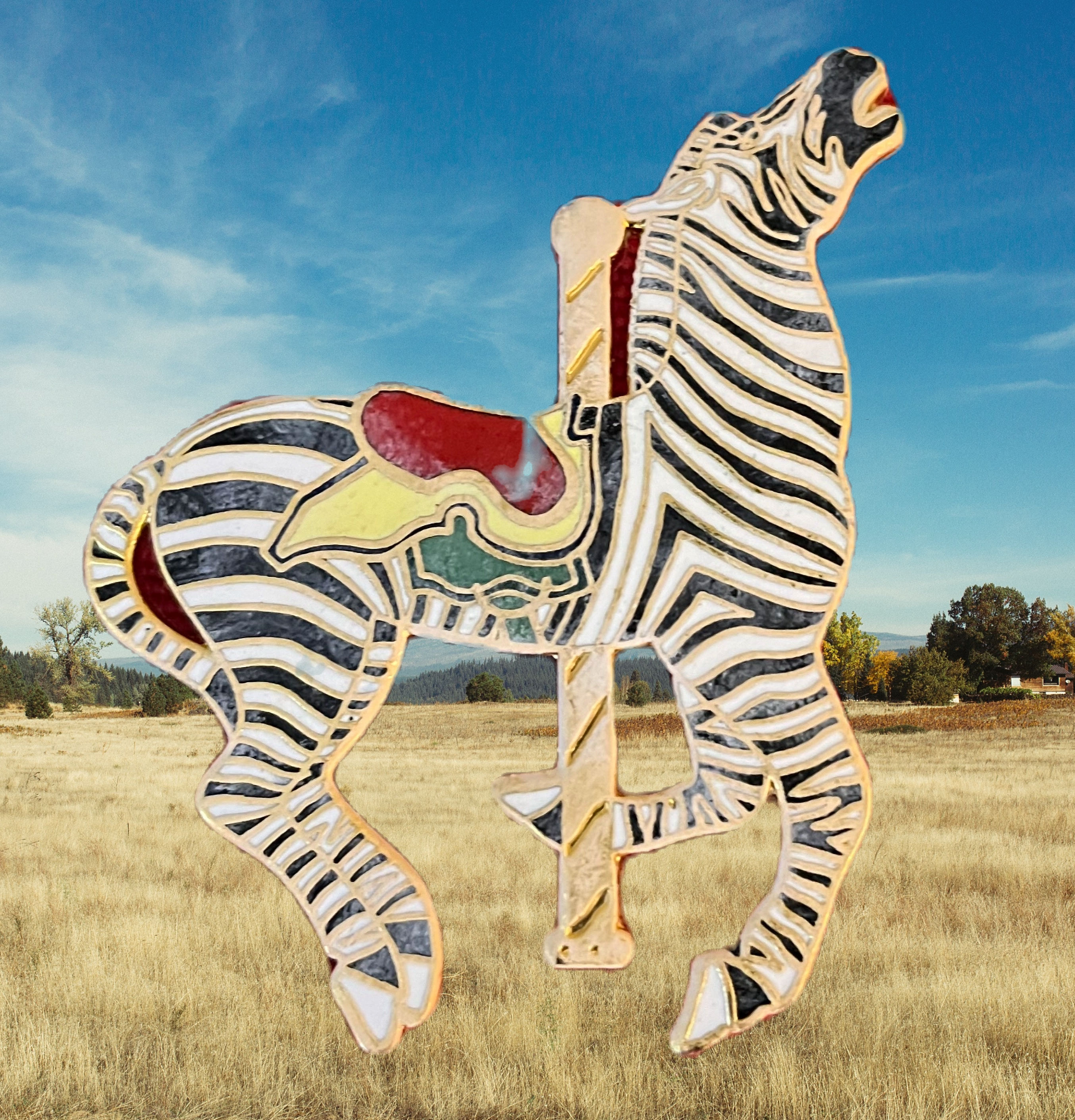 #14 PTC Zebra Lapel Pin