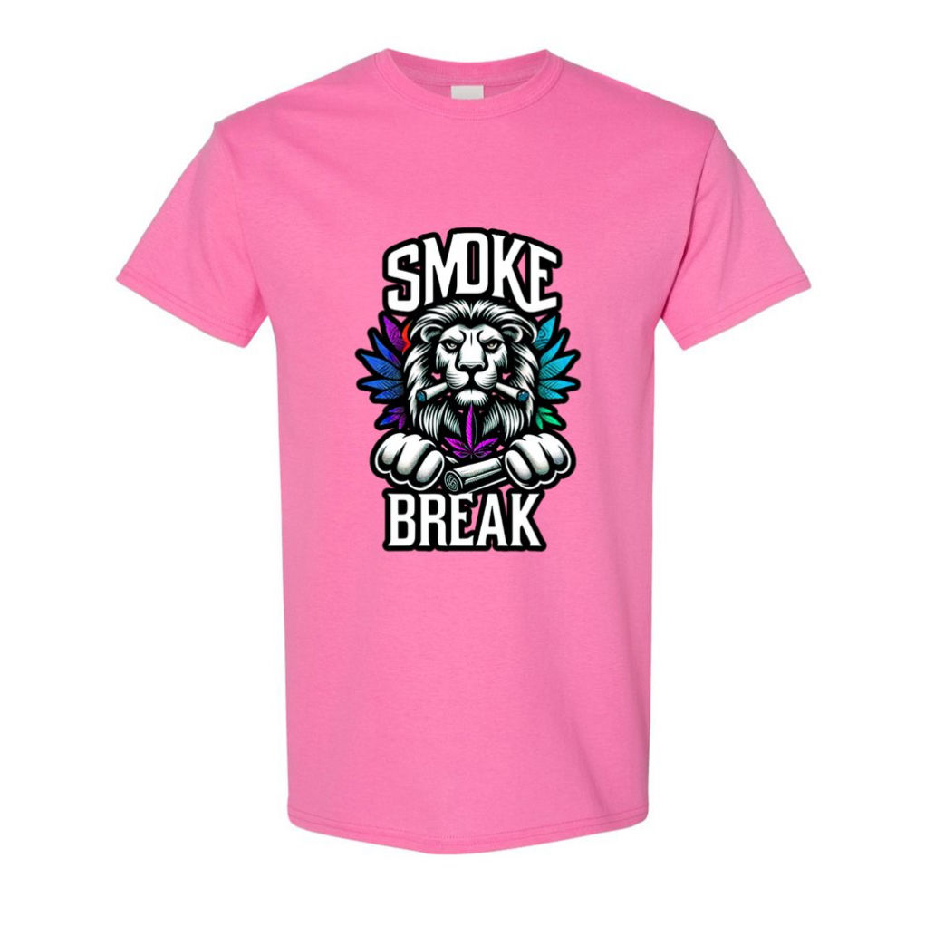 Pink Smoke Break T-shirt