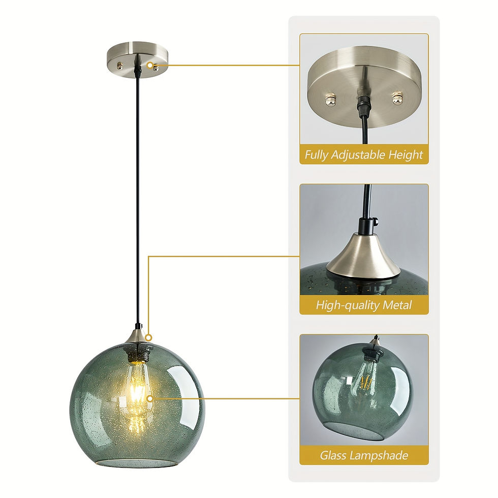 Thumbnail: Globe Pendant Light Fixtures Glass Pendant Lights Kitchen Island Modern Pendant