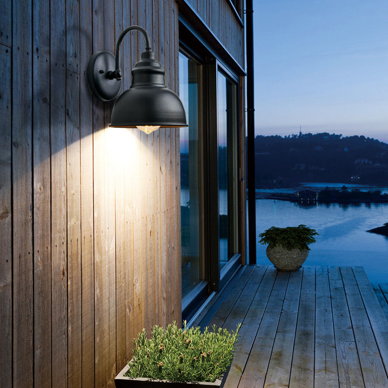 Thumbnail: Retro Wall Lamp Industrial Outdoor Wall Light villages Decor Fixture Waterproof 