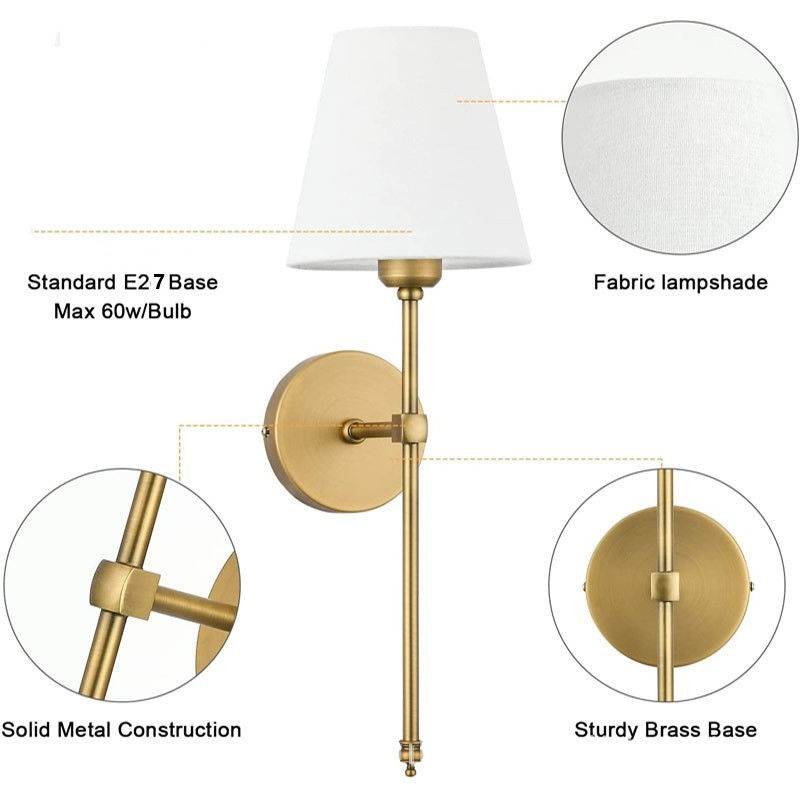 Thumbnail: Nordic led Wall Lamp for Decor Bathroom Mirror light Bedroom Corridor Stairs Mod