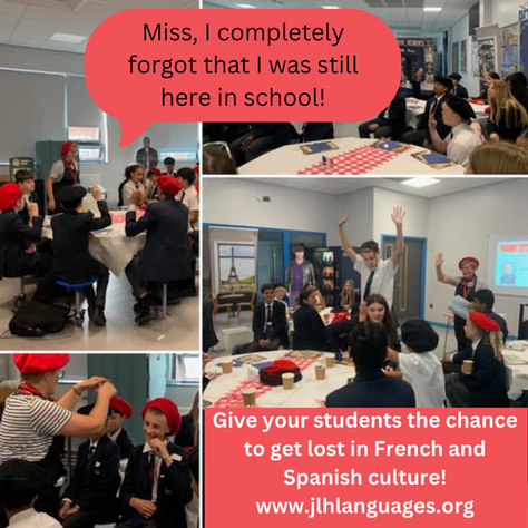 Get lost in French and Spanish!