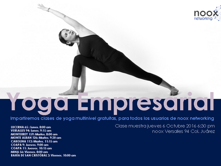 Yoga en el trabajo: Grandes beneficios con simples cambios