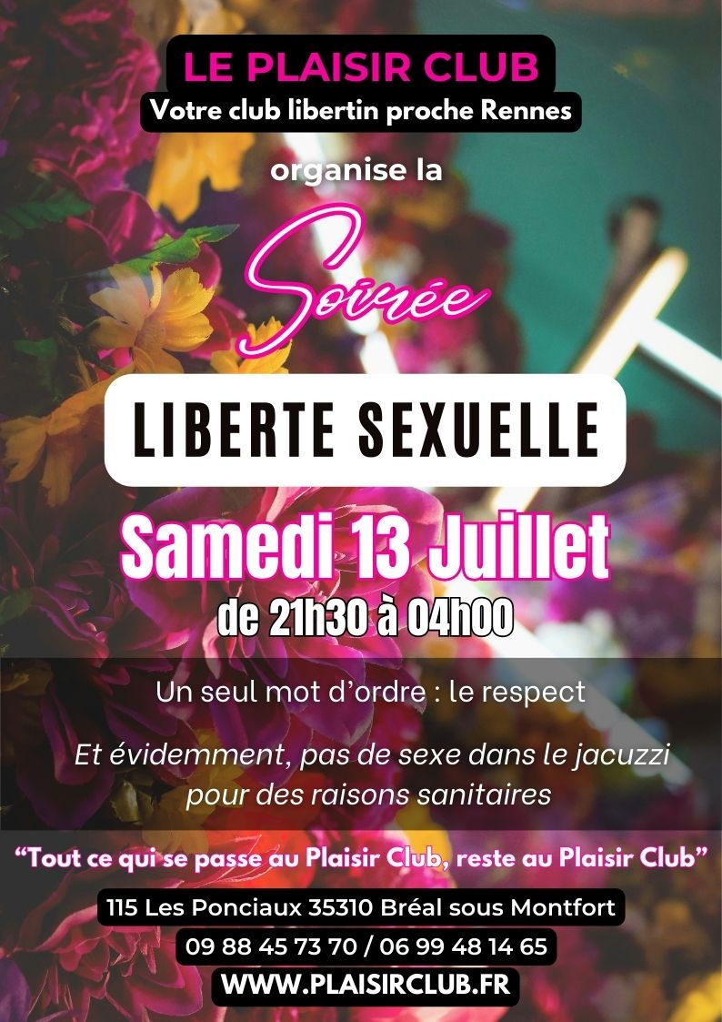Soirée liberté sexuelle