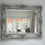 Thumbnail: Large French Style Grey Bevelled Edge Wall Mirror 