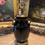 Thumbnail: Antique French Glazed Porcelain Black Table Lamp 