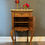 Thumbnail: Antique French Marble Top Walnut Bedside Cabinet/Pot Cupboard