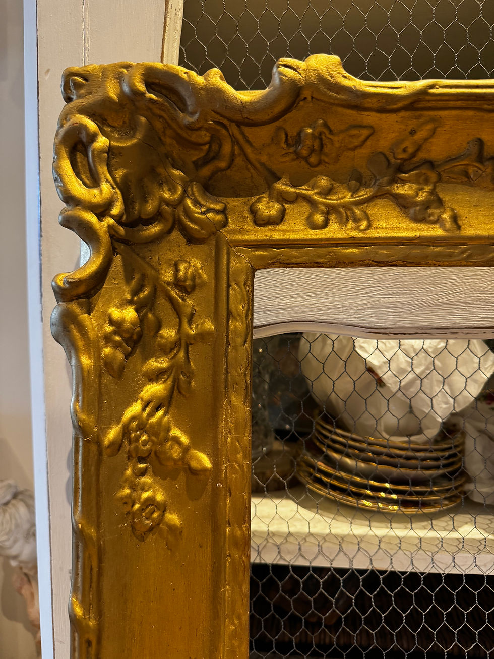 Thumbnail: Large 20th Century European School Gilt Painted Picture Frame 