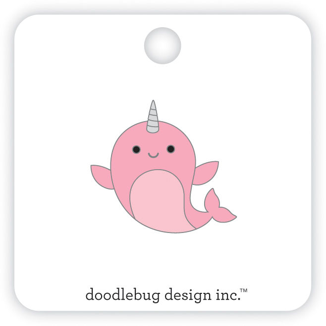 Hello Narwhal collectible pin