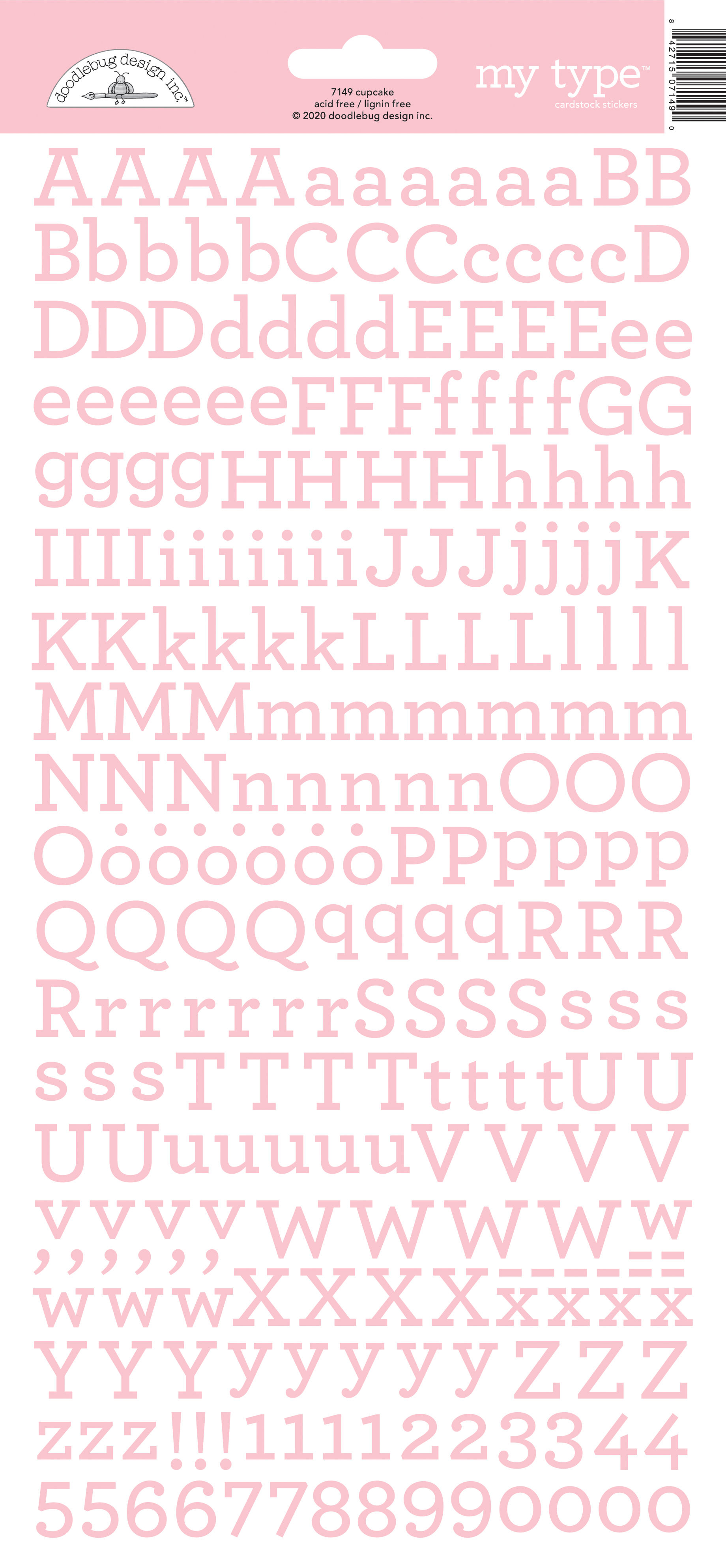 My type ABC Stickers