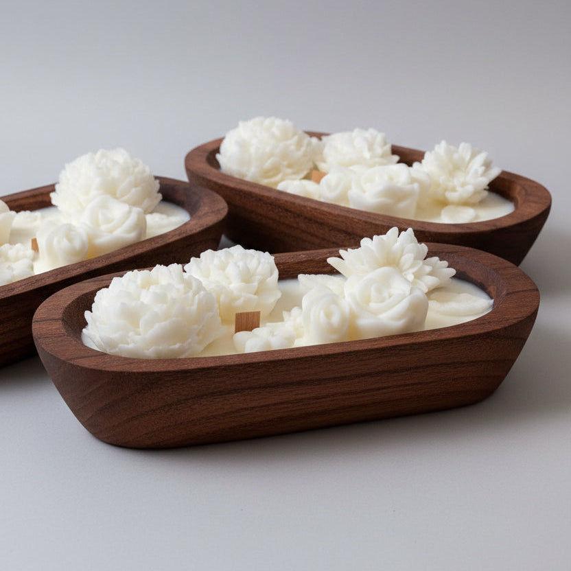 Thumbnail: Botanical Garden Dough Bowl Candle | Two Styles