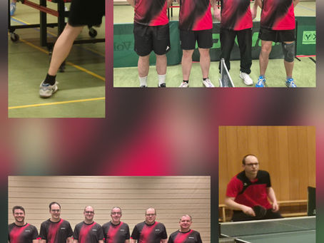 Gemischtes Bild im Tischtennis