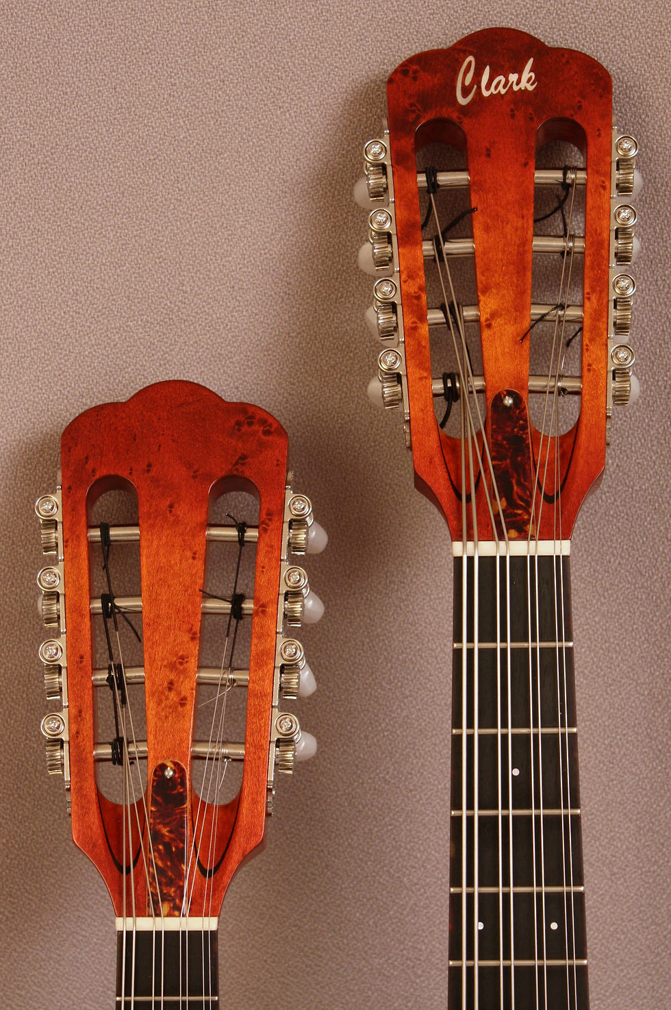 Headstock front view