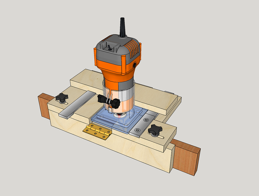 Hinge Router Mortising Jig 2