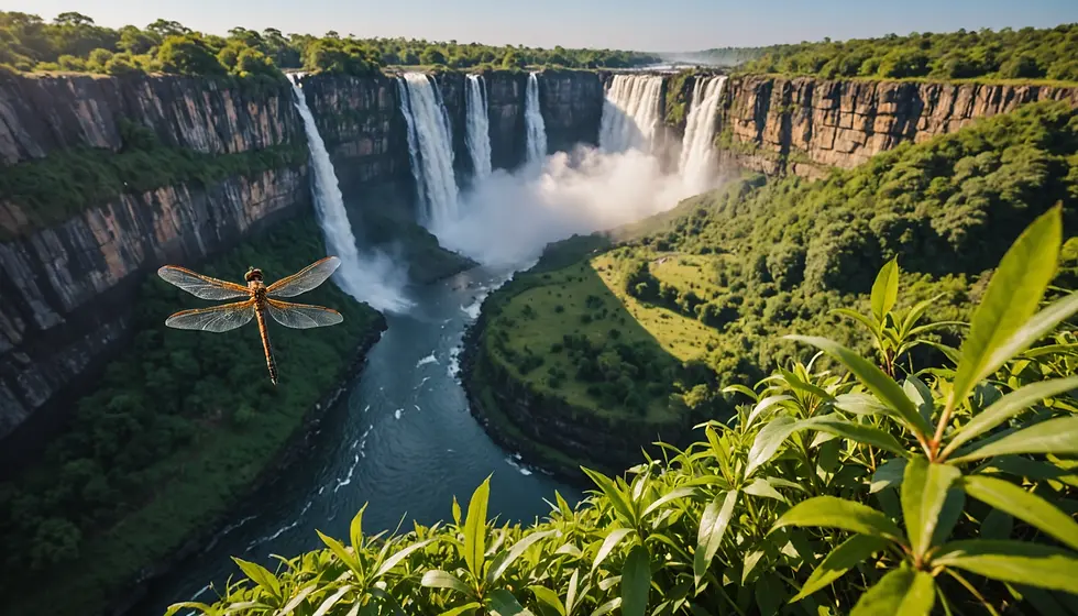 Dragonfly in Victoria Falls National Park