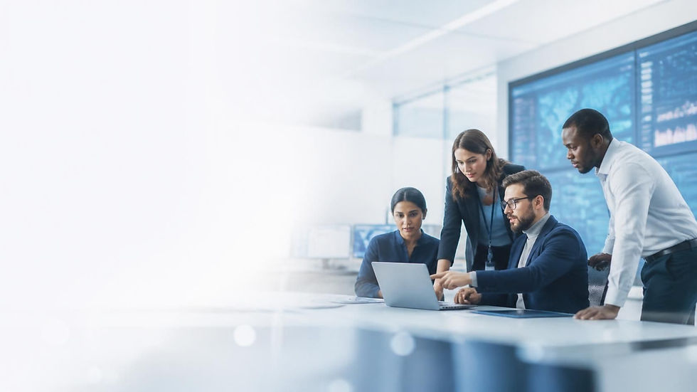 Diverse-team-optimising-processes- infrastructure-and-costs.