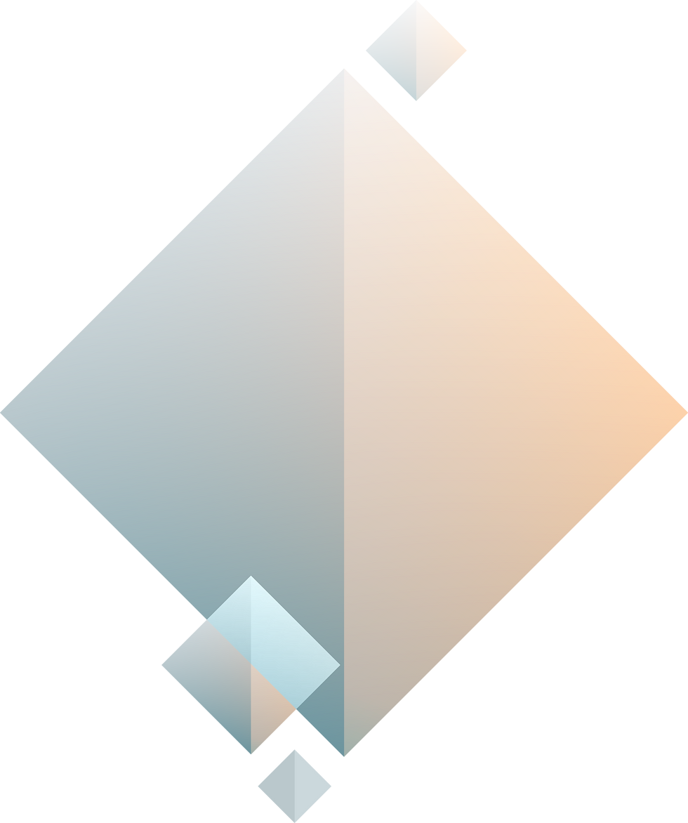 Gradient Diamond Shapes