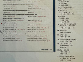 Pre-Algebra (8th Grade) 9/18 & 9/21