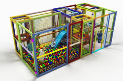 piscina pelota 2 niveles