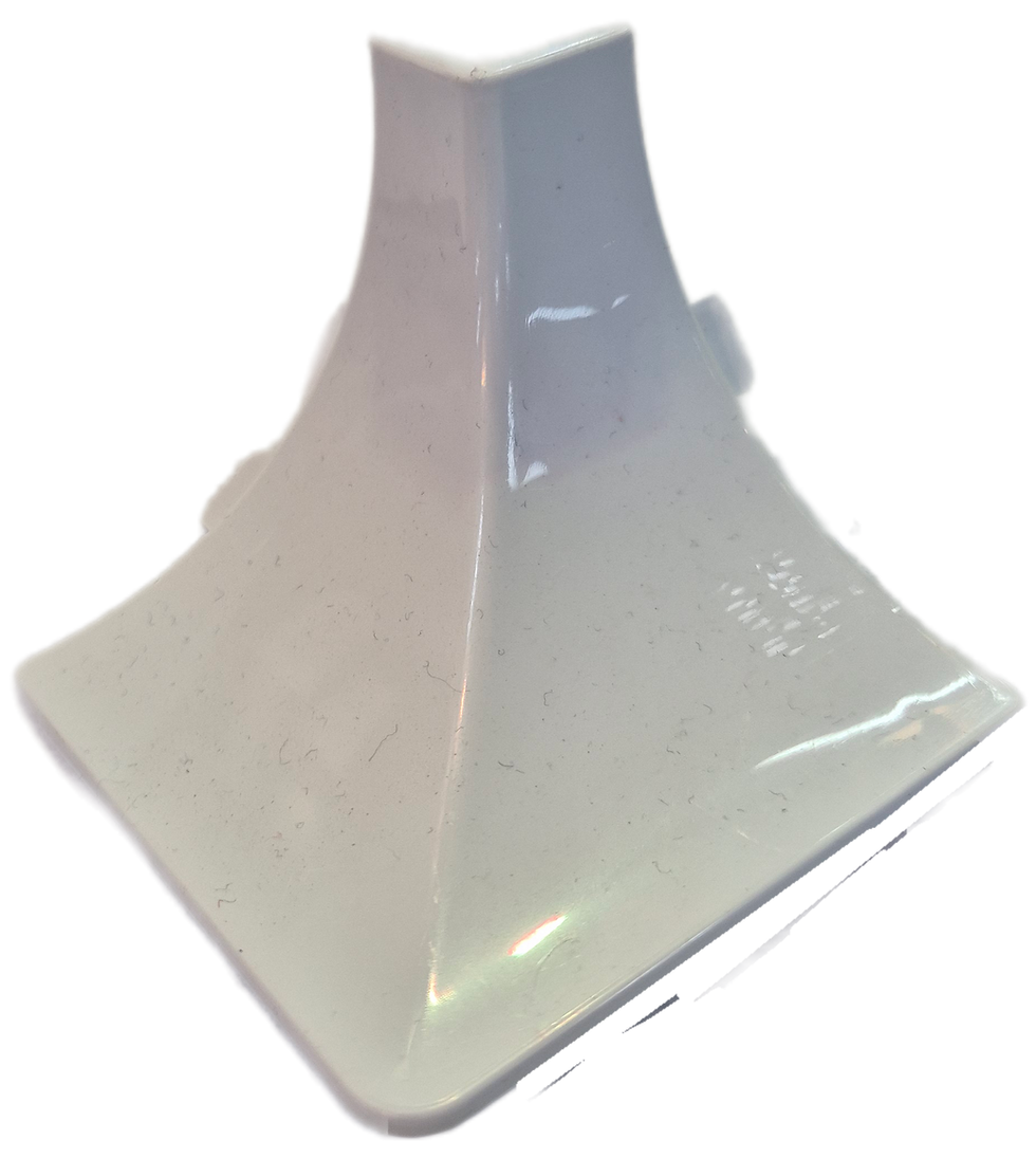 Miniatura: Media caña pvc 80mm facil montaje