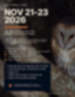 2026 Nocturnal Camp flyer: Nov 21-23, 2026, ages 8-16, $300, scholarships and EFA funds accepted