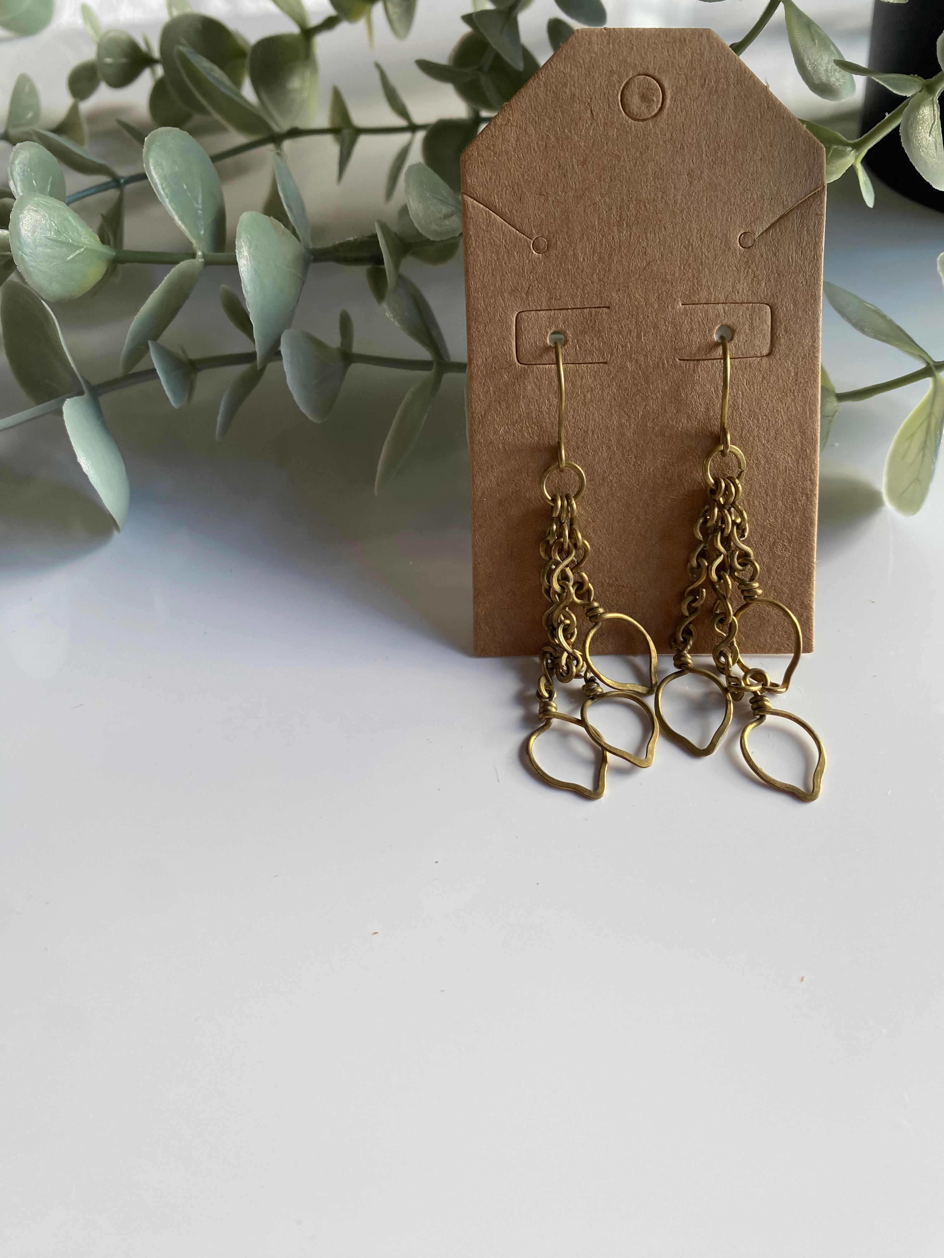 Gold Tear Earrings