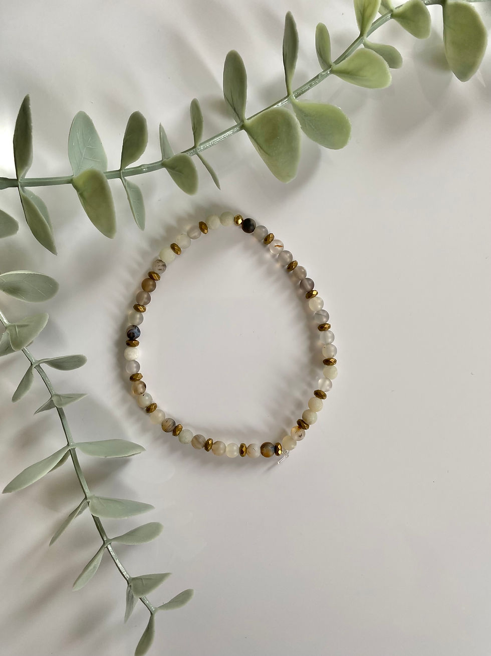 Stone Bead Bracelet