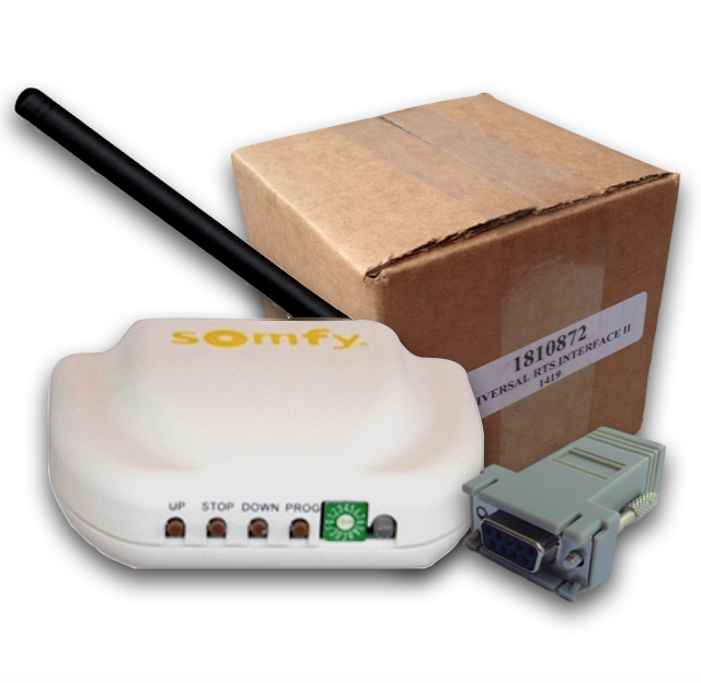 New Somfy RTS to RS-232, RS-485 content media