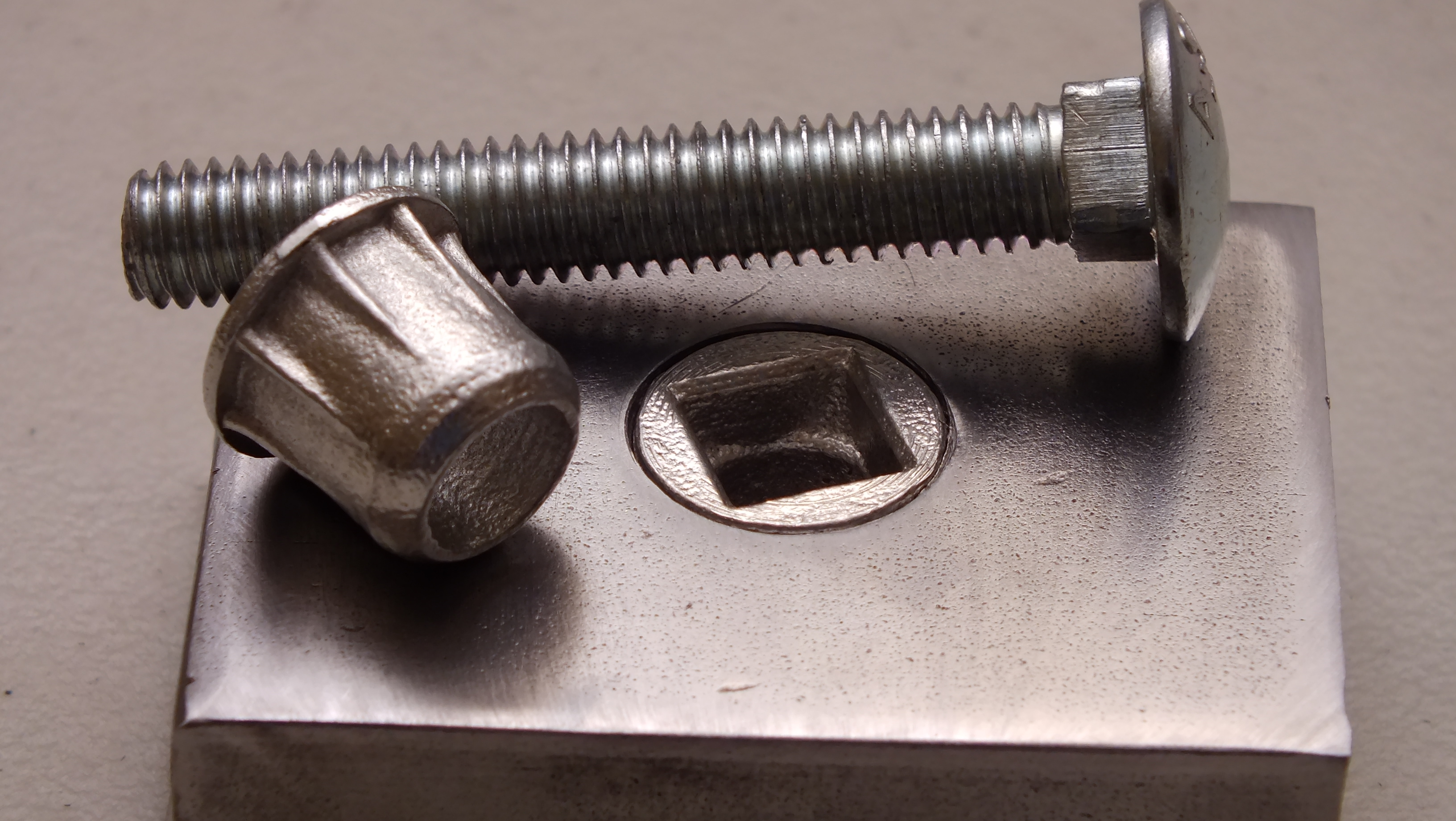 Carriage Bolt Fastener Insert