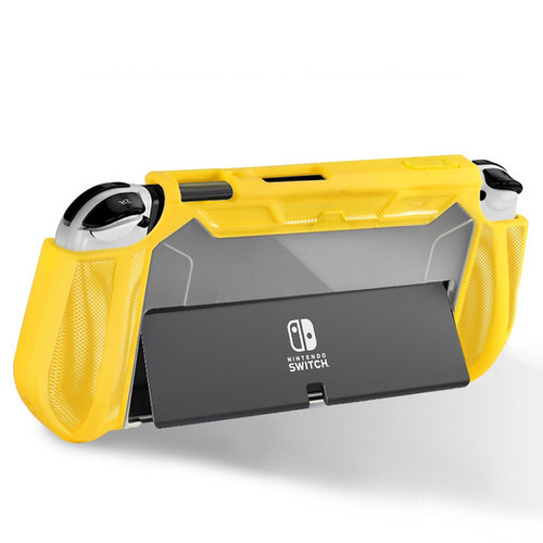 Nintendo Switch OLED Bumper Case + Tempered Glass JJelectronic