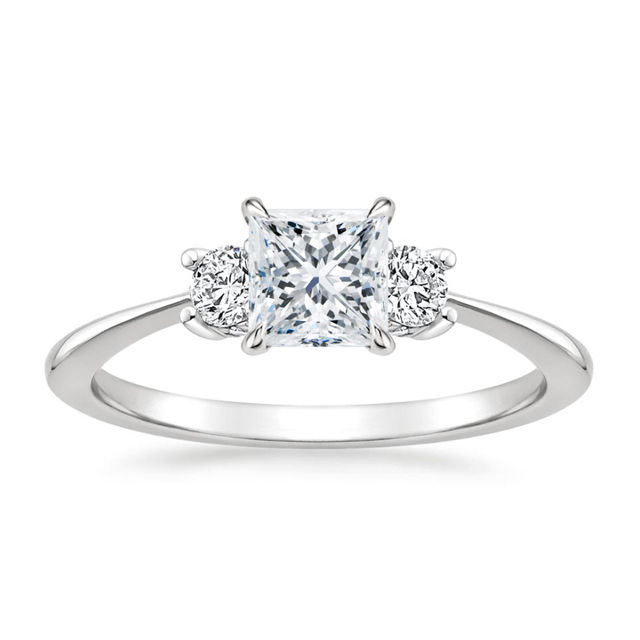Thumbnail: Princess - Adorned 3 Stone Claw