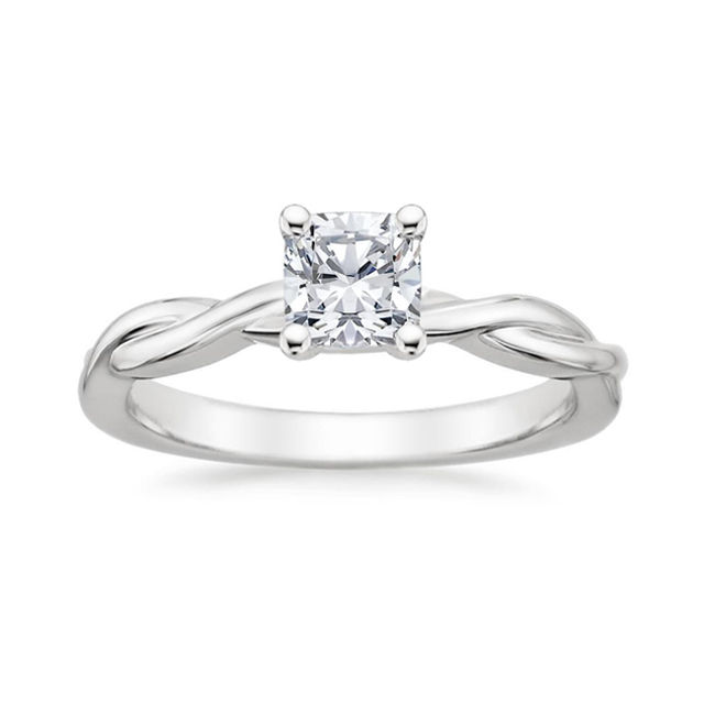 Thumbnail: Cushion Twist Solitaire