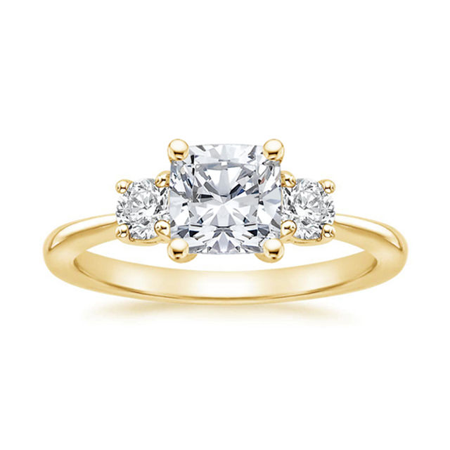 Thumbnail: Cushion - Trio 4 Prong Setting