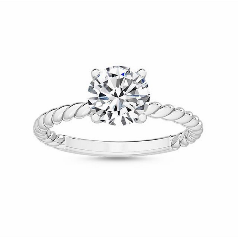 white gold engagement ring
