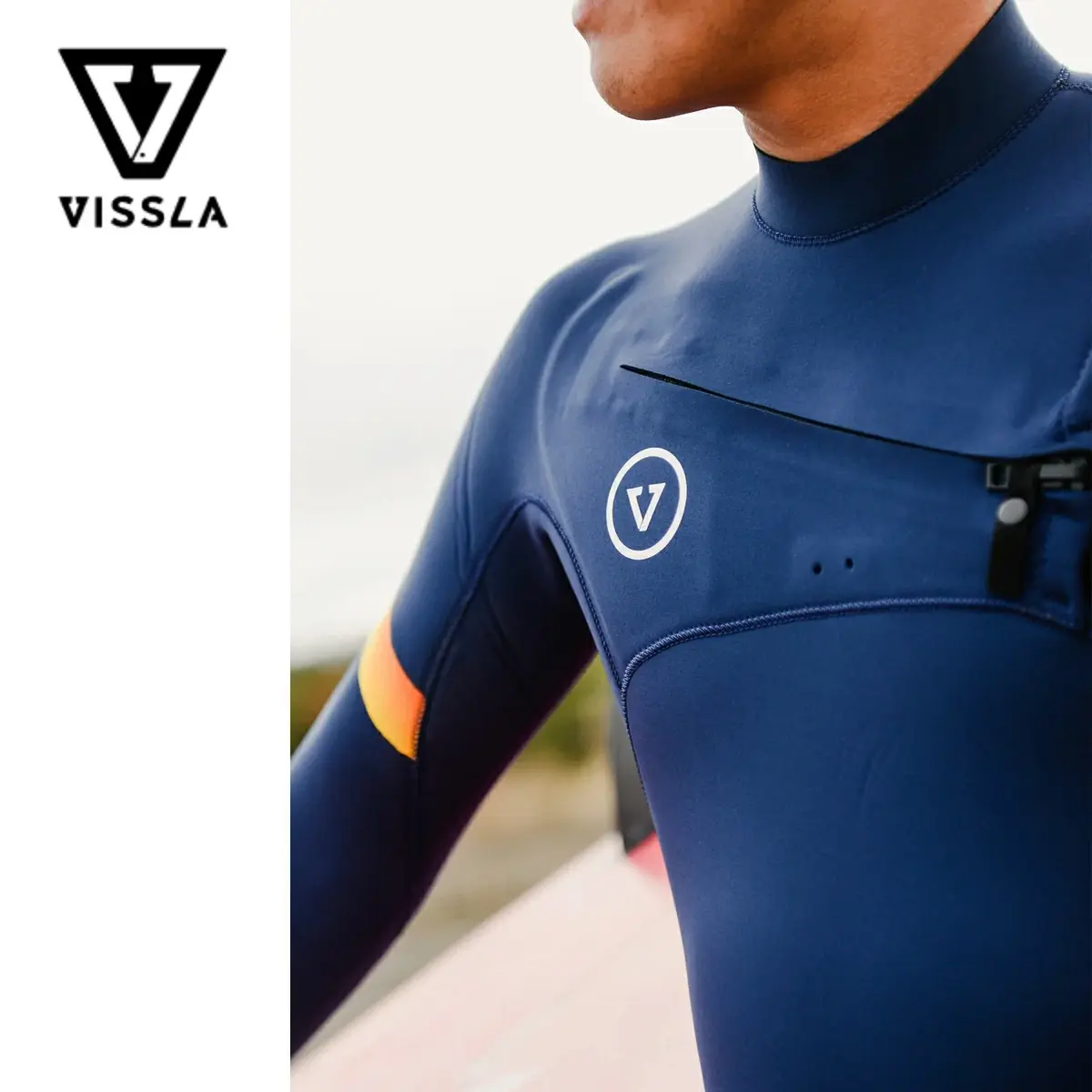 Vissla 7 Seas Raditude 4-3 chest zip wetsuit