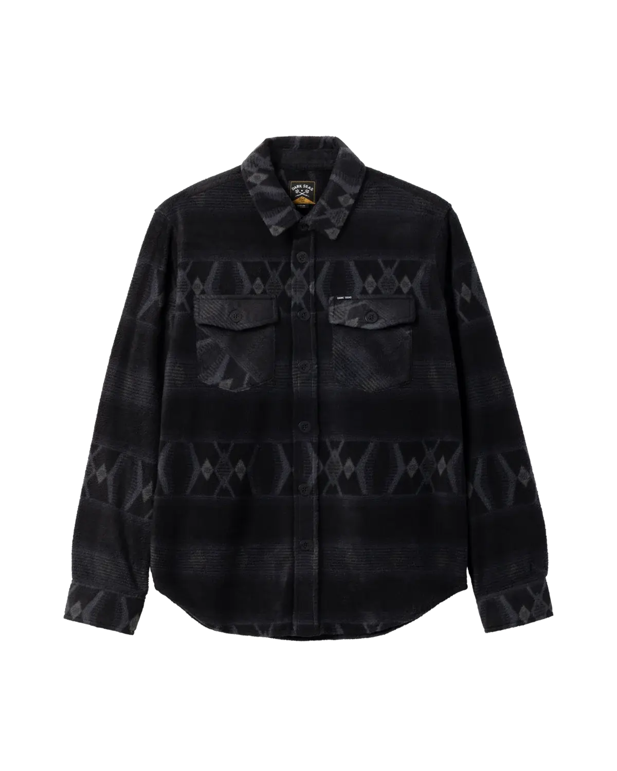 Dark Seas Zulu II Woven Shirt Black/Charcoal