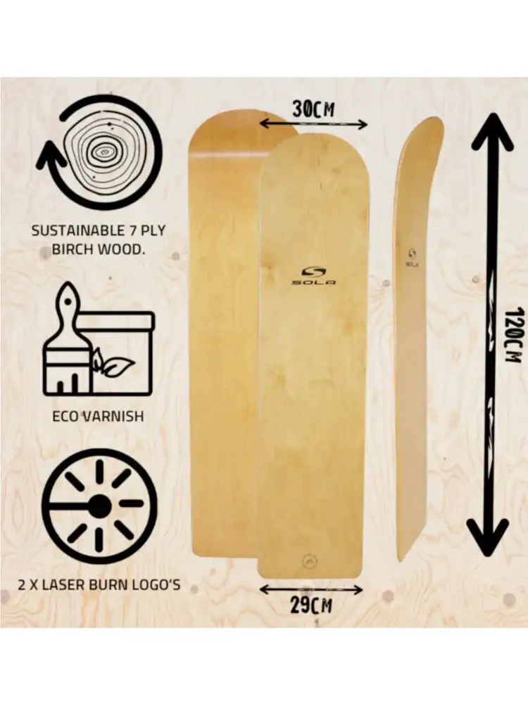 Thumbnail: Sola Wooden Bellyboard