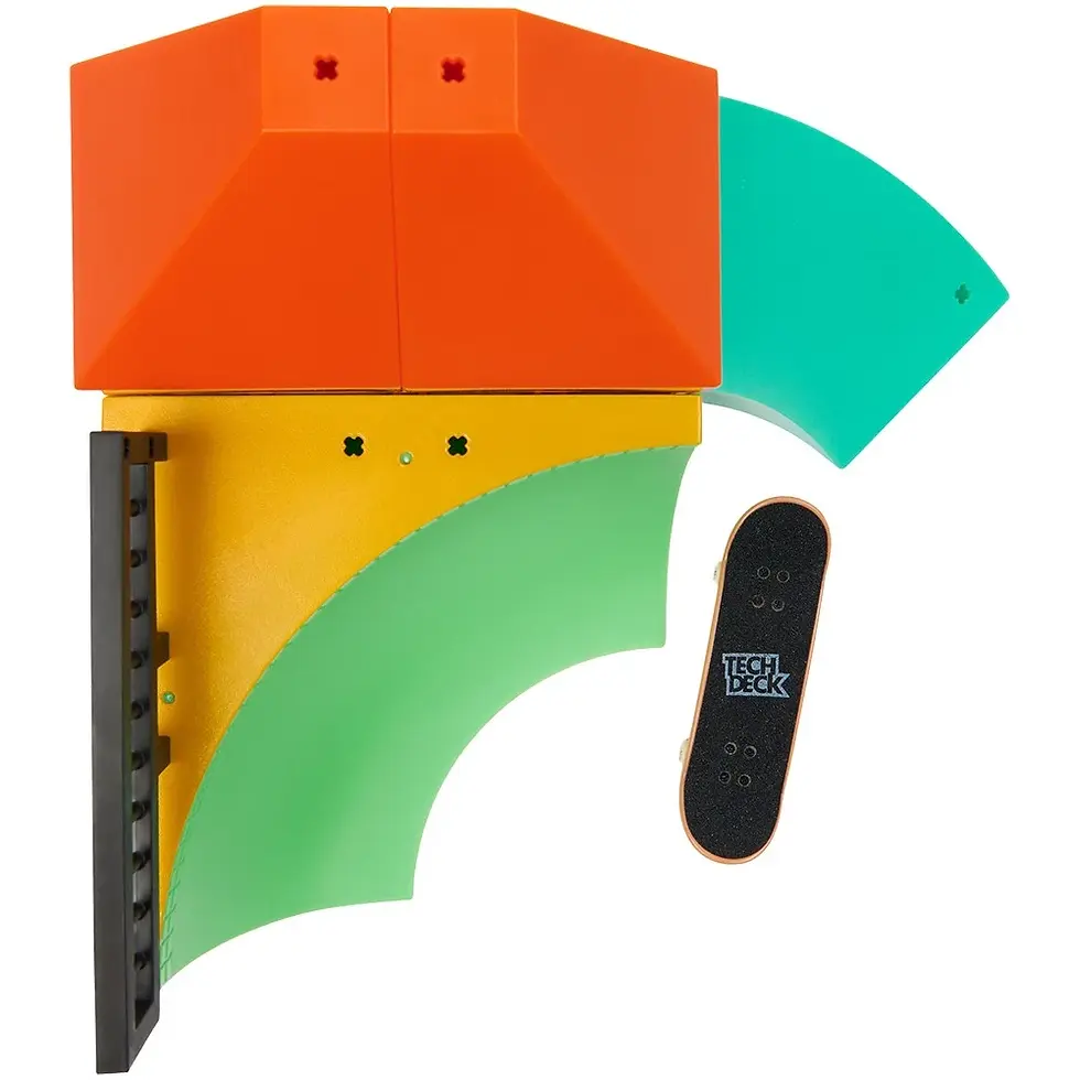 Thumbnail: Tech Deck X-Connect Quarter Bowl Ruckus Ramp Set with Exclusive Fingerboard