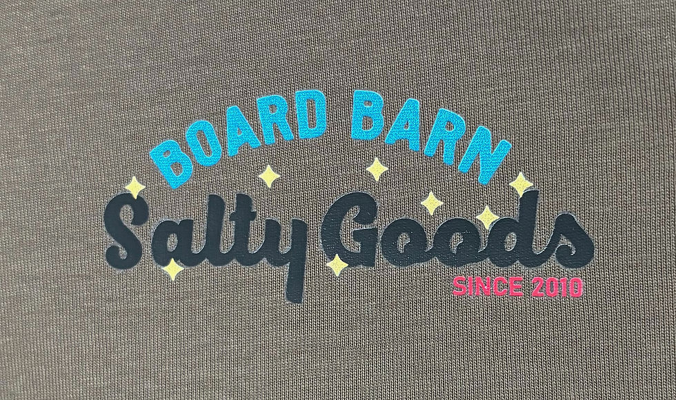 Thumbnail: Board Barn 'Salty Goods'  address tee 26